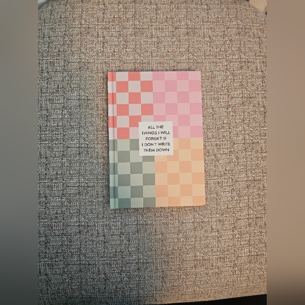 Colorful Checkered Notebook